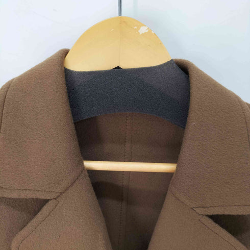 バーバリーズ BURBERRYS ウール100 ダブルブレスト ショートコート レディース