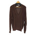 FOLL cotton paper chunky v-neck sweater メンズ 2
