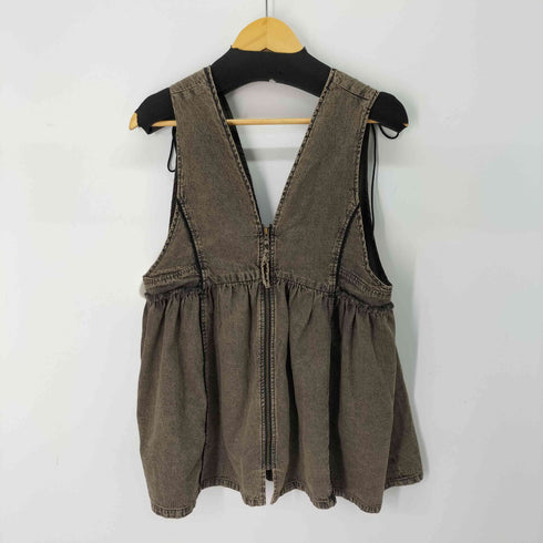 ニコアンド niko and... 2WAYガーリーベスト レディース FREE