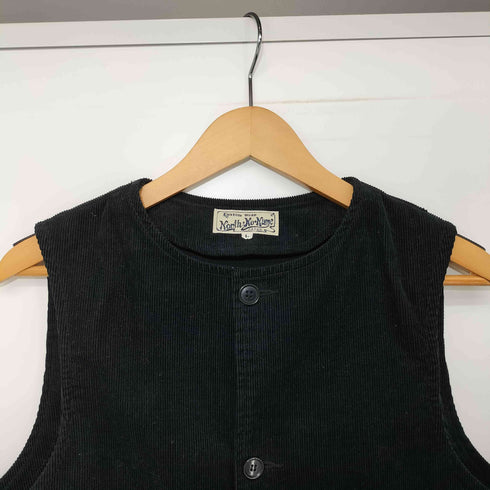ノースノーネーム NORTH NO NAME 刺繍入りコーデュロイベスト メンズ JPN:L