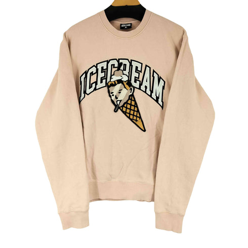 アイスクリーム ICE CREAM フロント刺繍クルーネックスウェット メンズ JPN:M