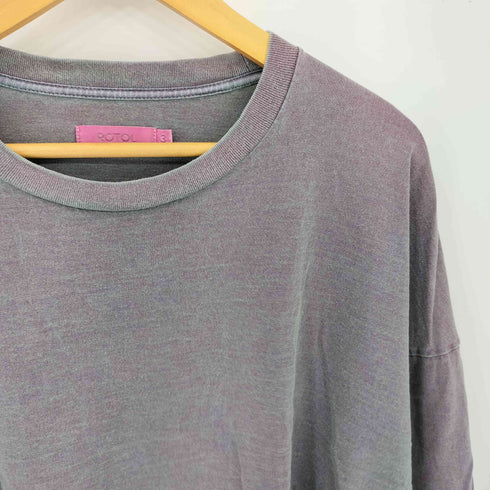 ロトル ROTOL コットン クルーネック ロングスリーブ Tシャツ メンズ JPN:3