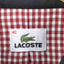 ラコステ LACOSTE プレートロゴ付き裏地チェックブルゾン レディース 40