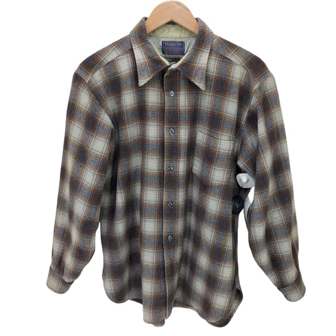 ペンドルトン PENDLETON 70s オンブレチェック ウールシャツ メンズ JPN:XL