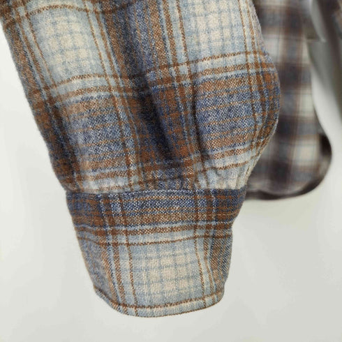 ペンドルトン PENDLETON 70s オンブレチェック ウールシャツ メンズ JPN:XL