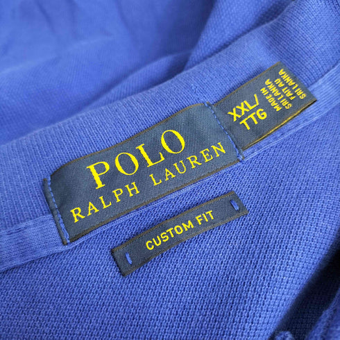 ポロラルフローレン POLO RALPH LAUREN ワンポイント刺繍 ポロシャツ メンズ import:XXL