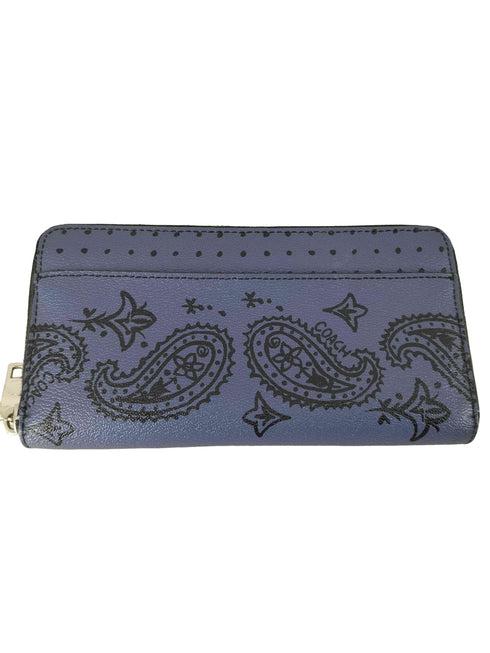 コーチ COACH ペイズリー柄ロングウォレット メンズ