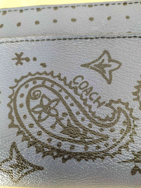 コーチ COACH ペイズリー柄ロングウォレット メンズ