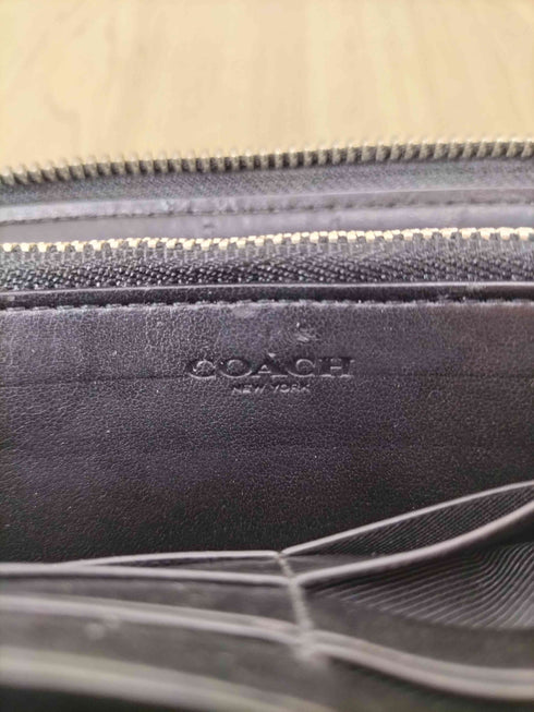 コーチ COACH ペイズリー柄ロングウォレット メンズ