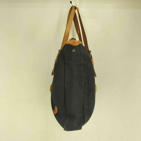 ESCAPE'S  レザーパイピング キャンパス トートバッグ メンズ