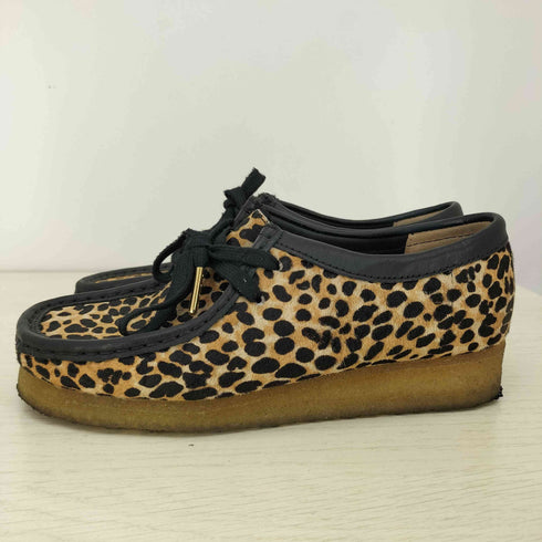 クラークスオリジナルズ Clarks ORIGINALS Wallabee Leopard Print ワラビー レオパード レディース UK:4