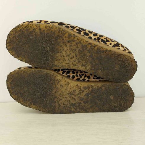 クラークスオリジナルズ Clarks ORIGINALS Wallabee Leopard Print ワラビー レオパード レディース UK:4