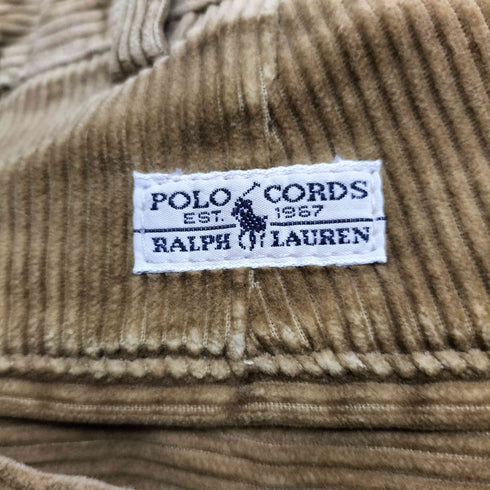 ポロラルフローレン POLO RALPH LAUREN CORDS 太畝 2タック ワイド コーデュロイ パンツ コーズ メンズ