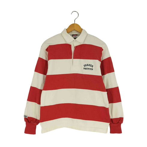 バーバリアン BARBARIAN ボーダー ラガーシャツ メンズ import:XS