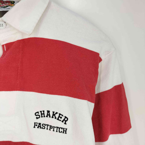 バーバリアン BARBARIAN ボーダー ラガーシャツ メンズ import:XS