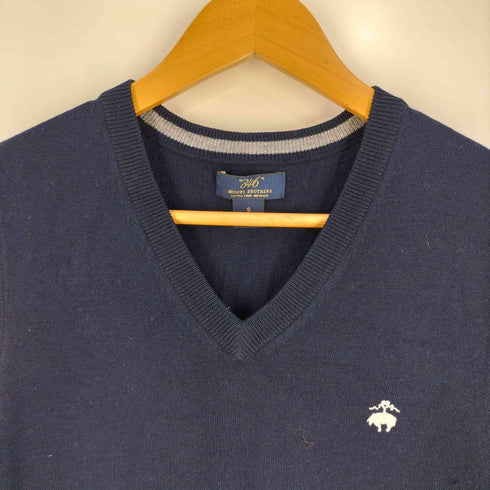 ブルックスブラザーズ 346 BROOKS BROTHERS MERINO WOOL メリノウール Vネック ニットベスト メンズ import:S