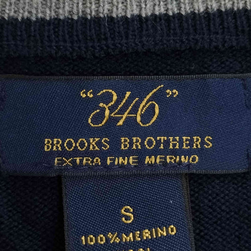 ブルックスブラザーズ 346 BROOKS BROTHERS MERINO WOOL メリノウール Vネック ニットベスト メンズ import:S
