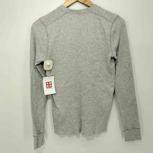 ラルフローレンスポーツ RALPH LAUREN SPORT ポニー刺繍 ヘンリーネック ロングスリーブワッフルTシャツ レディース import:M