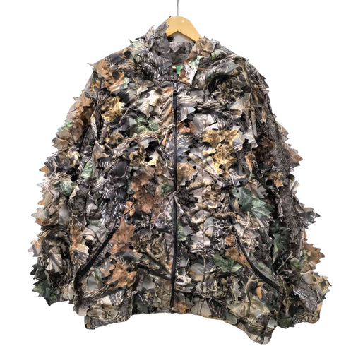 カベラス Cabela's 90-00S Leafy 2 SUIT 3Dリーフ ギリー リアルツリーカモ 迷彩柄 ジップアップ フード ジャケット メンズ import:XL
