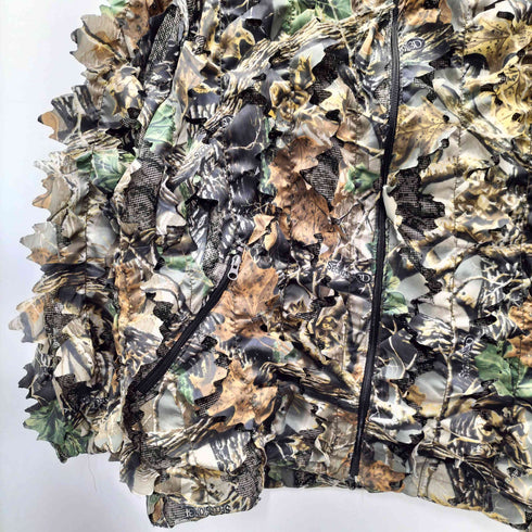カベラス Cabela's 90-00S Leafy 2 SUIT 3Dリーフ ギリー リアルツリーカモ 迷彩柄 ジップアップ フード ジャケット メンズ import:XL
