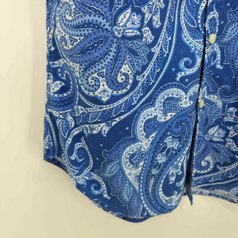 ポロラルフローレン POLO RALPH LAUREN ペイズリー柄 ポニー刺繍 ショートスリーブシャツ メンズ import:XS