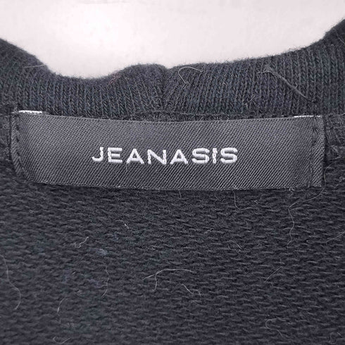 ジーナシス JEANASIS ダメージジップアップパーカー レディース