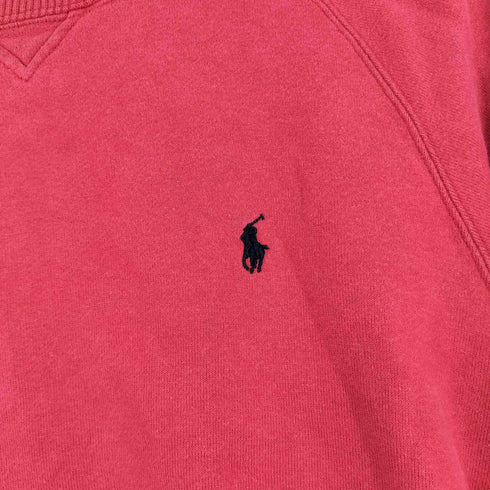ポロバイラルフローレン Polo by RALPH LAUREN スモールポニー刺繍ラグランスウェット レディース 160