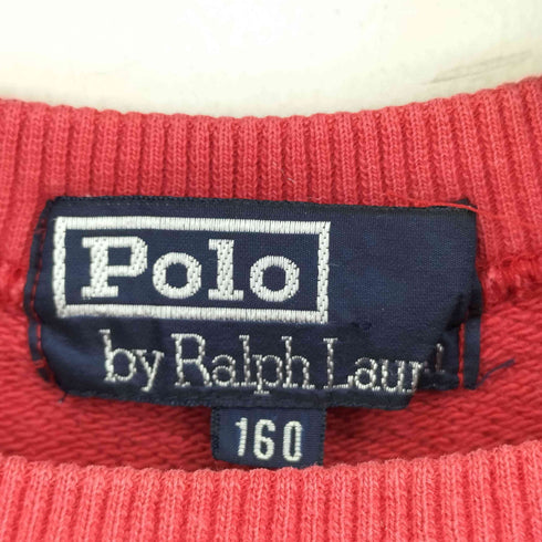 ポロバイラルフローレン Polo by RALPH LAUREN スモールポニー刺繍ラグランスウェット レディース 160