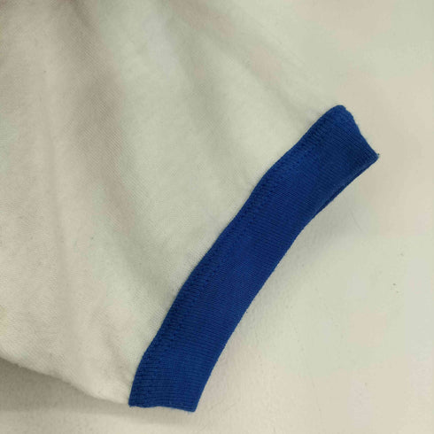 ヘインズ Hanes 80-90S 両面プリント S/S リンガーTシャツ メンズ import:M