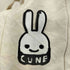 キューン CUNE うさぎプリント キャンバス トートバッグ レディース