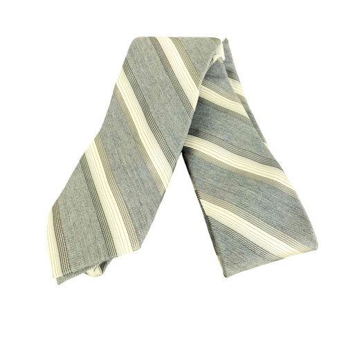 カルバンクライン CALVIN KLEIN シルク混 ストライプ ネクタイ メンズ