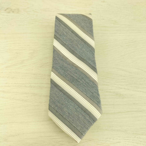 カルバンクライン CALVIN KLEIN シルク混 ストライプ ネクタイ メンズ