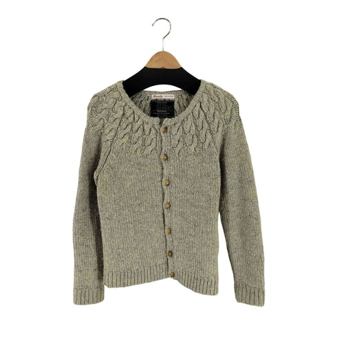 ビームスボーイ BEAMS BOY Kilcarra 水牛ボタン ケーブルニットカーディガン レディース