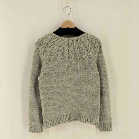 ビームスボーイ BEAMS BOY Kilcarra 水牛ボタン ケーブルニットカーディガン レディース