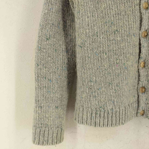 ビームスボーイ BEAMS BOY Kilcarra 水牛ボタン ケーブルニットカーディガン レディース