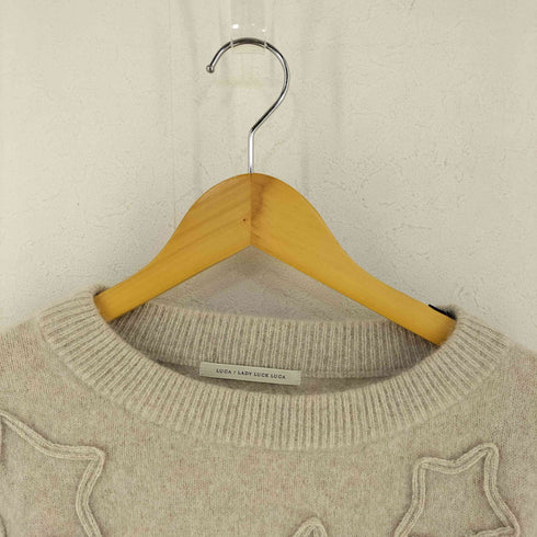 レディラックルカ LADY LUCK LUCA 星 アンゴラ ニット メンズ