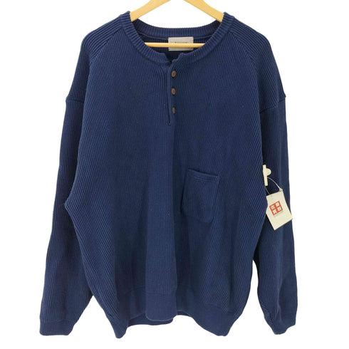 Neweye ニューアイ Jiji Knit ジジニット ヘンリーネック リブ ニット セーター 肉厚 メンズ FREE