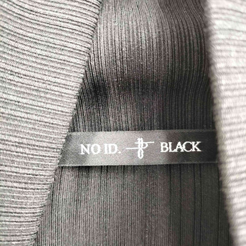 ノーアイディーブラック NO ID.BLACK スリーレイヤードオフタートルロンT メンズ