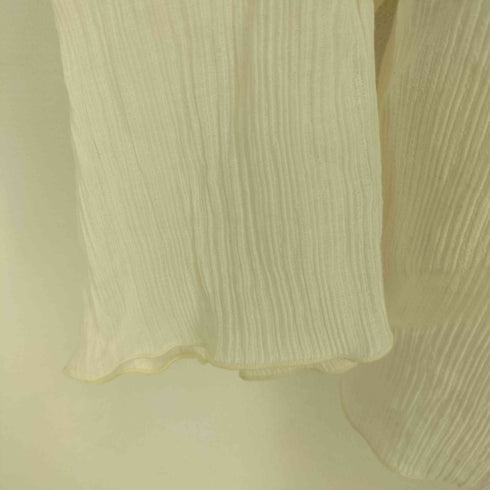 ウィルフリー willfully 楊柳 ノーカラー ブラウス レディース FREE