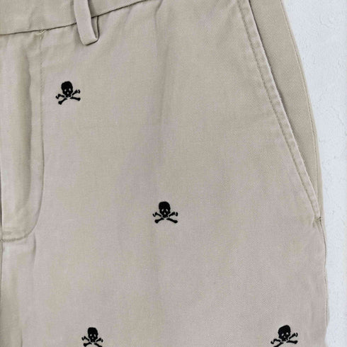 ラグビーラルフローレン Rugby Ralph Lauren スカル刺繍 チノショーツ メンズ US:30