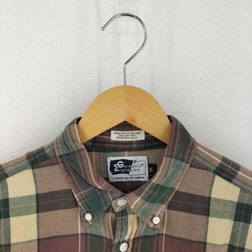 エンジニアードガーメンツ Engineered Garments 総柄丸襟コットンシャツ メンズ import:M