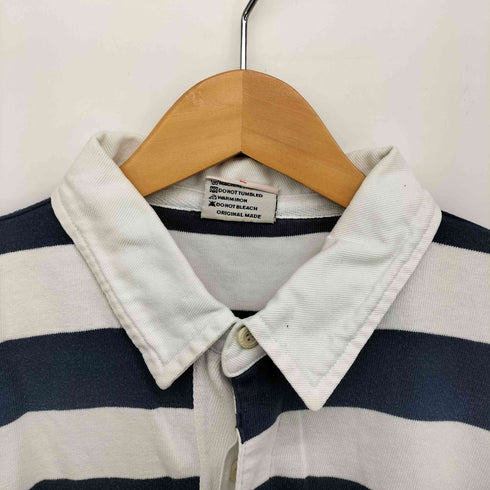 グッドウェア Goodwear ボーダー ラガーシャツ メンズ L