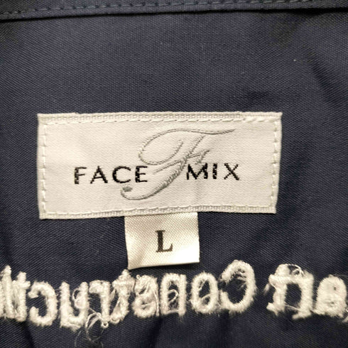 FACE MIX 企業ロゴ ボタンダウンシャツ メンズ L