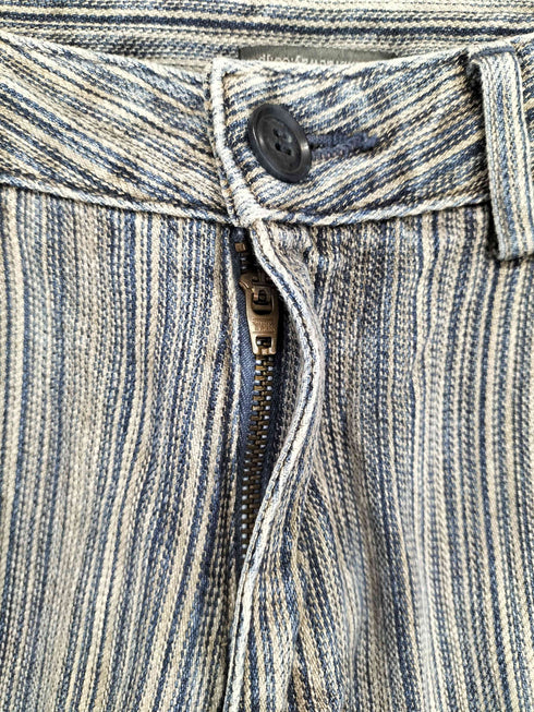 ストライプフレアカーゴパンツ Y2K レディース M