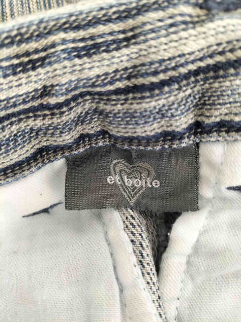 ストライプフレアカーゴパンツ Y2K レディース M