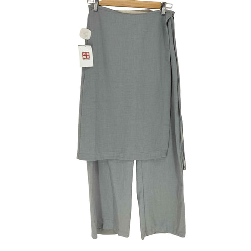 ザラ ZARA フェイクレイヤードワイドパンツ レディース S