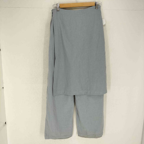 ザラ ZARA フェイクレイヤードワイドパンツ レディース S