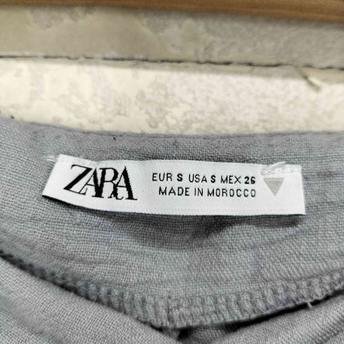 ザラ ZARA フェイクレイヤードワイドパンツ レディース S