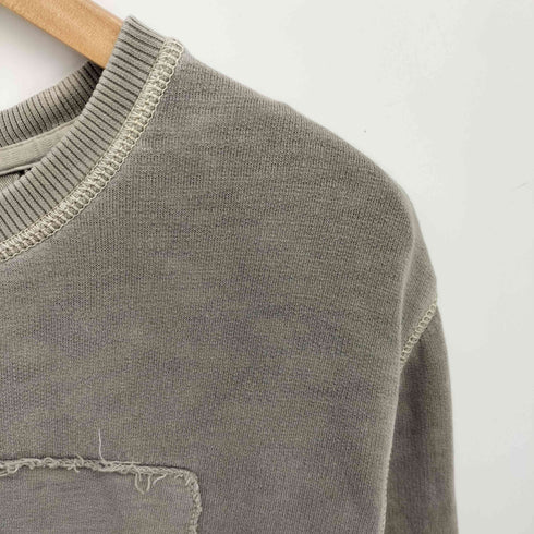 ナパピリ NAPAPIJRI 同色ロゴワッペン クルーネック スウェット プルオーバー Y2K メンズ