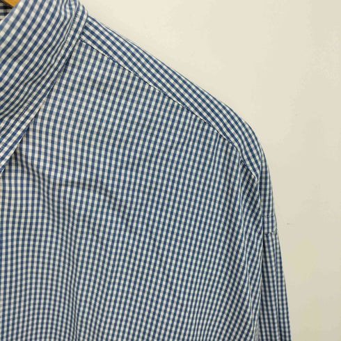 ラルフローレン RALPH LAUREN 90S BLAKE ポニー刺繍 ギンガムチェック ボタンダウン L/S シャツ メンズ import:XL